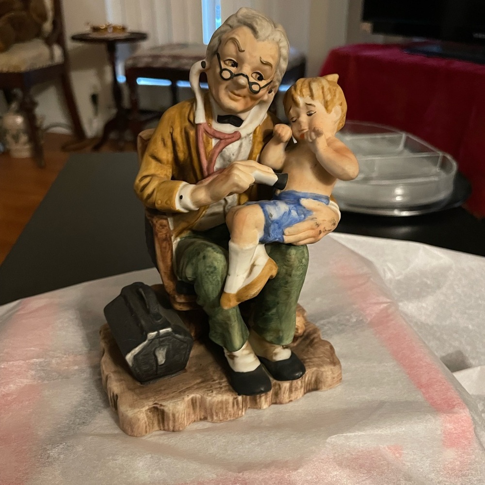 Vintage Hand Painted Porcelain Figurine